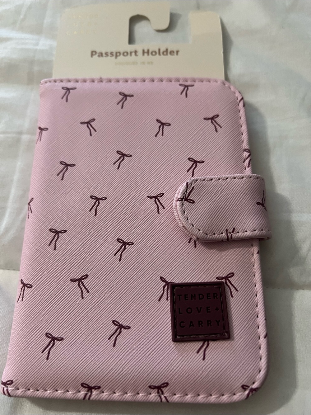 Pink Passport Holder